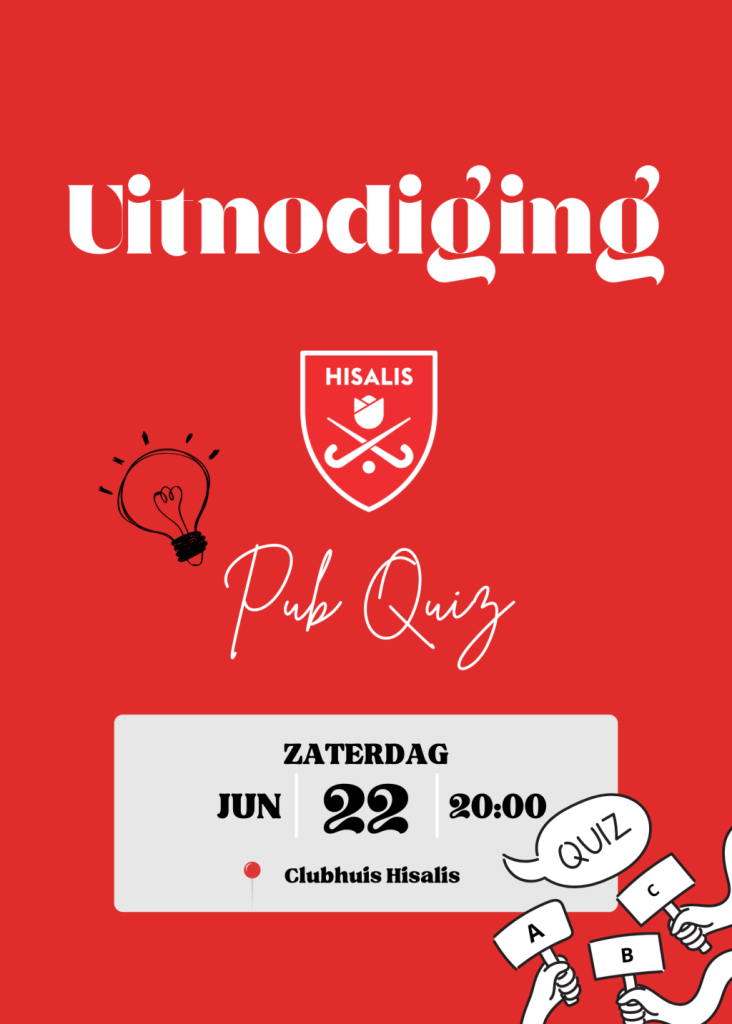 Meld je aan voor de Hisalis Pub quiz! Nieuws afbeelding